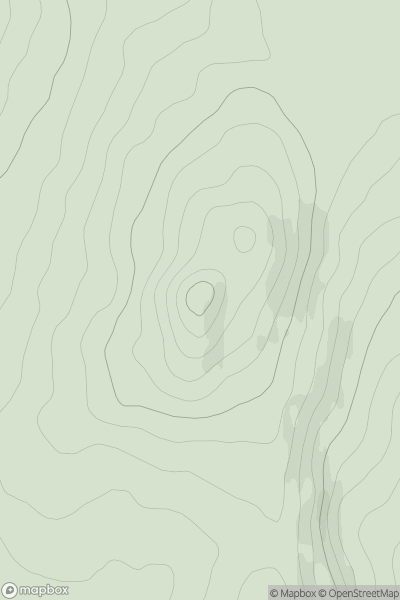Thumbnail image for The Knock [Ayr to the River Clyde] showing contour plot for surrounding peak